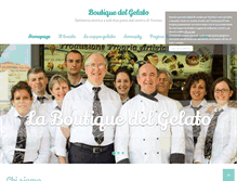 Tablet Screenshot of boutiquedelgelato.com